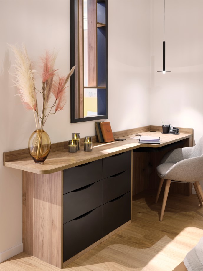 Bureau sur mesure pour le télétravail Archea