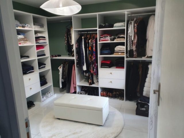 Dressing en U blanc - pièce entière - Archea