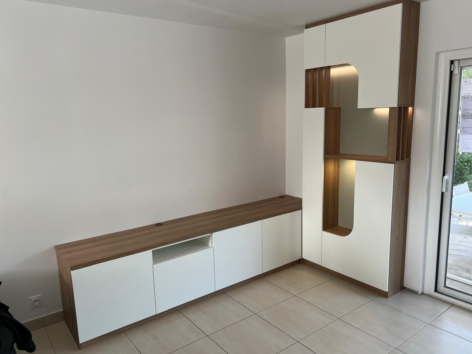 Meuble TV sur mesure signé Archea Antony