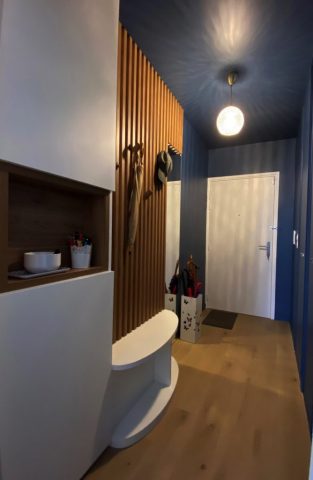 Entrée sur mesure - blanc et bleu - Archea