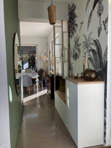Entrée sur mesure avec papier peint - Archea