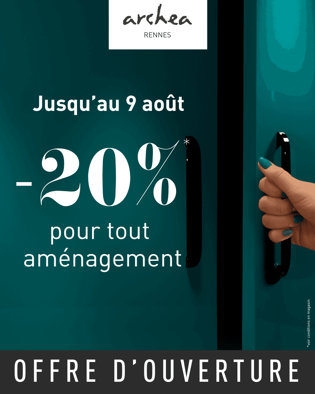Offre d'ouverture Archea Rennes - Offre ouverture Rennes