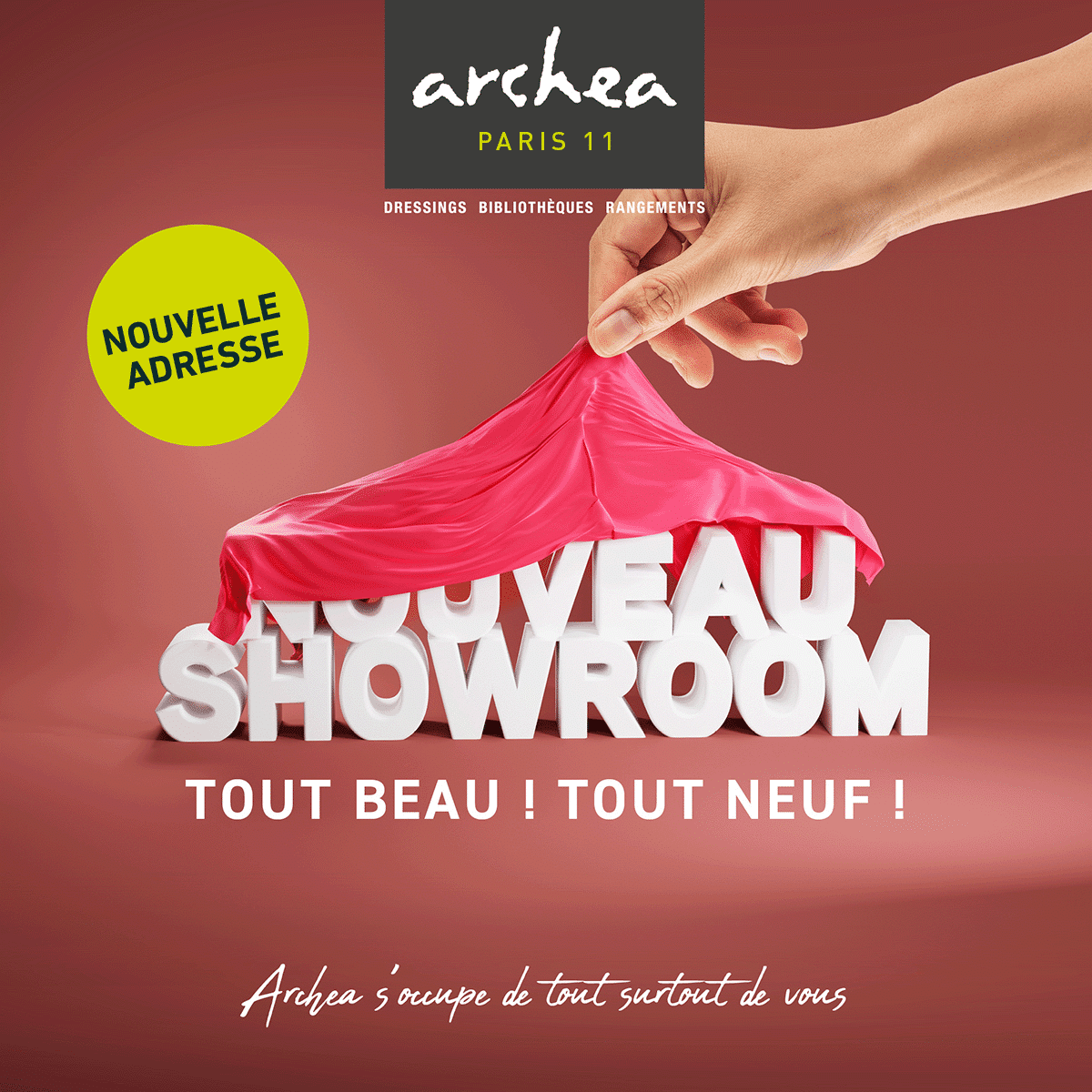 NOUVEAU SHOWROOM - NOUVELLE ADRESSE - Paris 11 Rouverture Nouvelle adresse