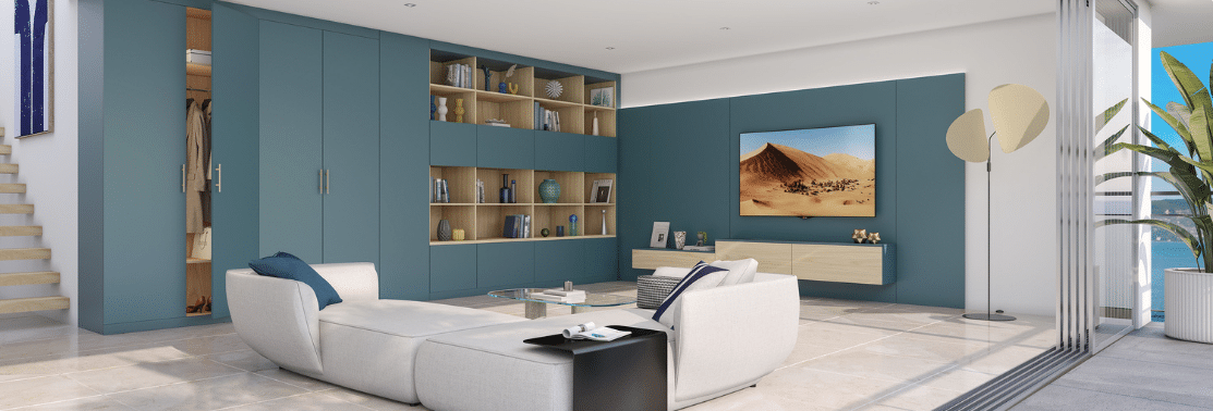 Bibliothèque salon Archea